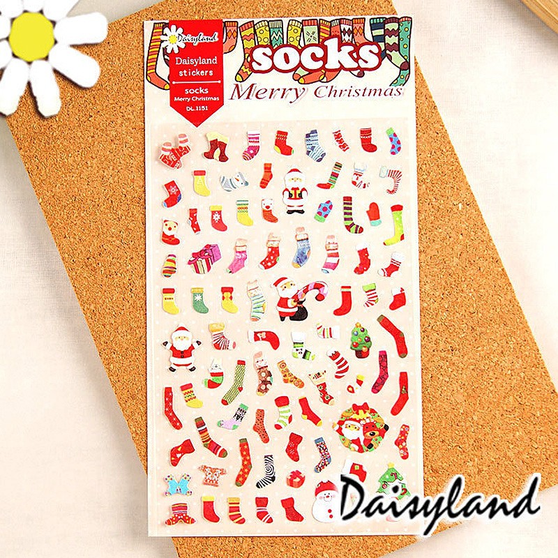 

Daisyland Stickers Christmas Socks