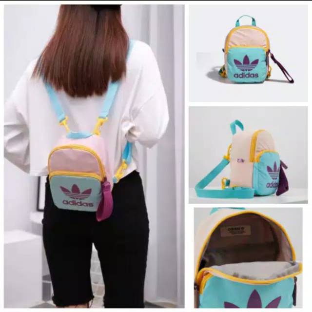 Adidas Mini Backpack and Sling Bag