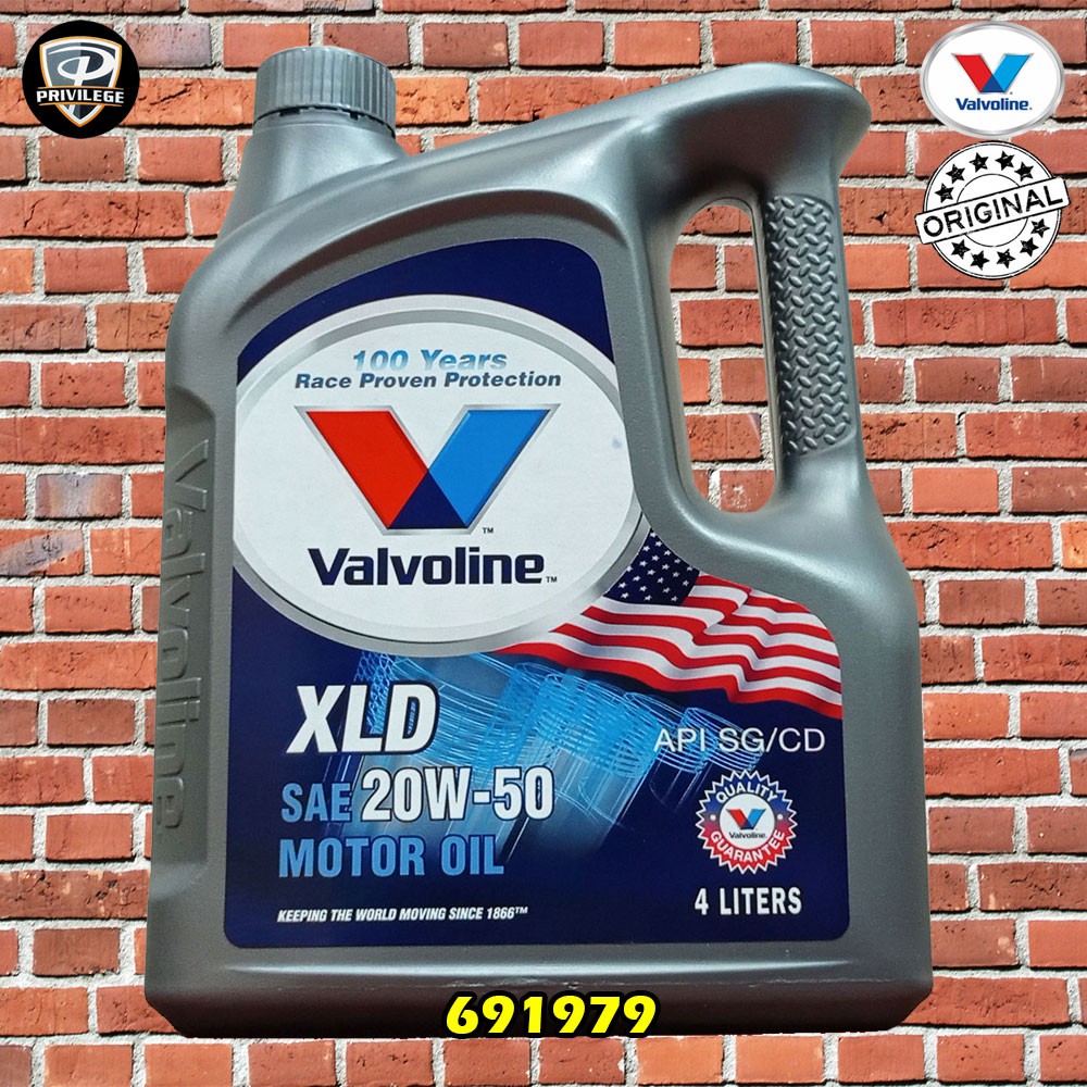 Oli Mobil VALVOLINE XLD 20W50 4 Liter (691979)