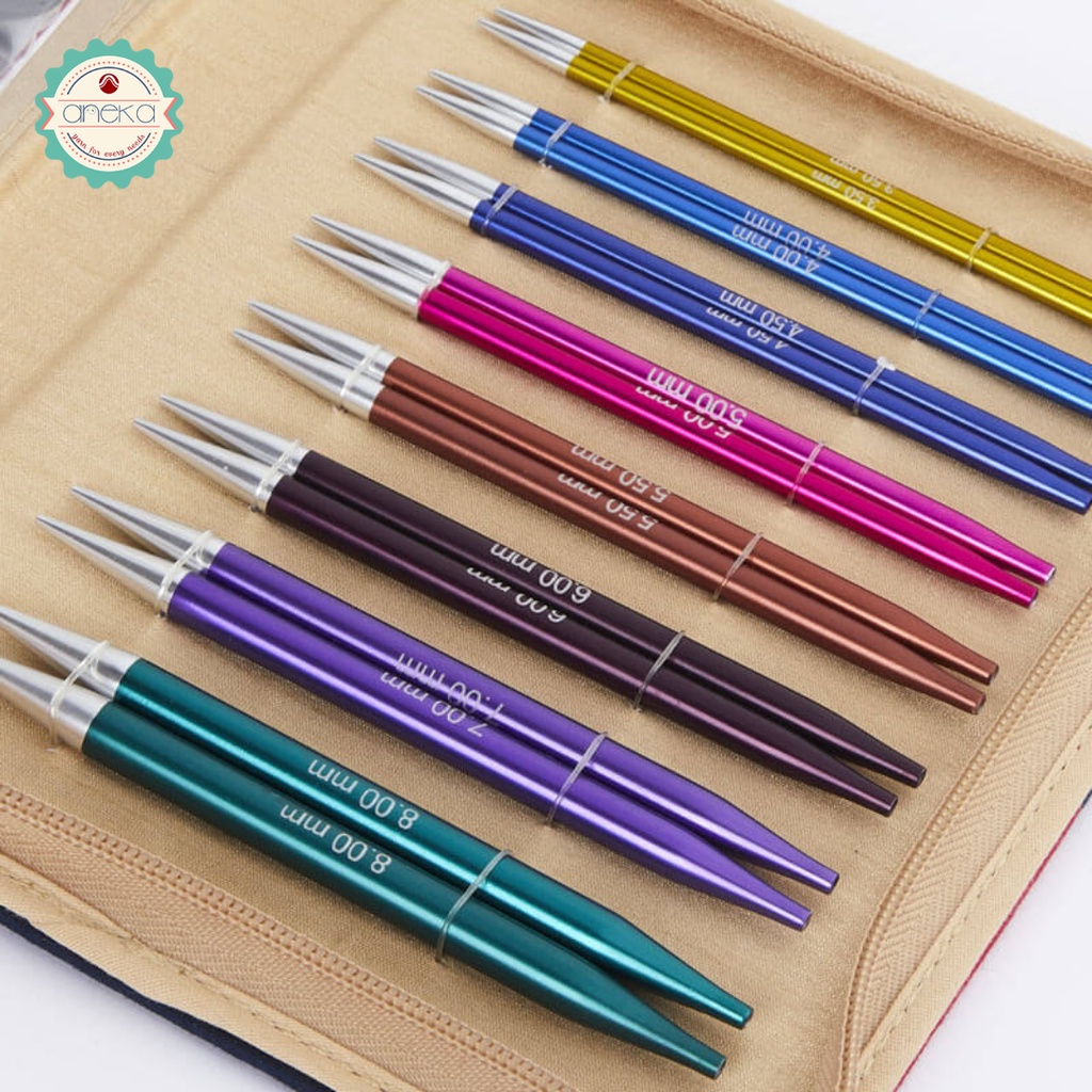 KnitPro Zing - Alat / Jarum Rajut Interchangeable Needle Set ( Deluxe Set )