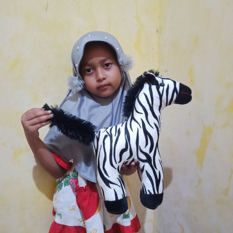 boneka kuda ZEBRA M murah