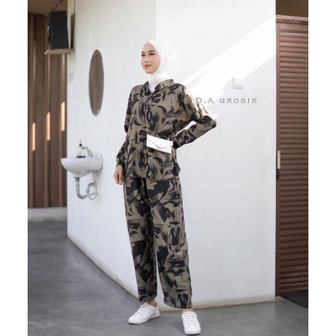 set rayon tie dye / gisel set (COD)-Eva set