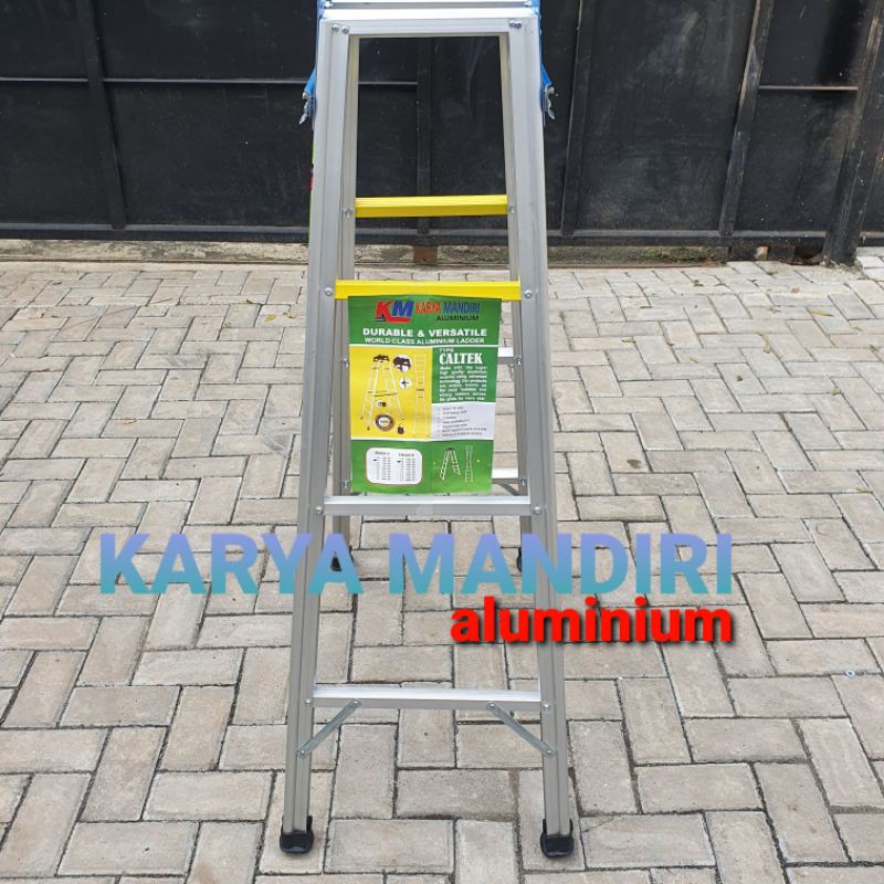 Tangga Lipat Aluminium Ladder Ukuran 1,25 Meter / 125 Cm