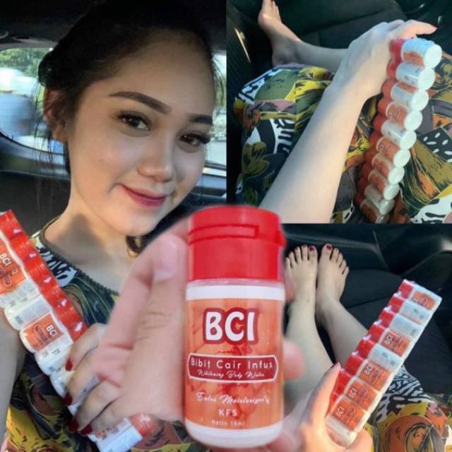 Bci bpom bibit cair infus pemutih original badan kfs  TIDAK ORI UANG BALIK!!!