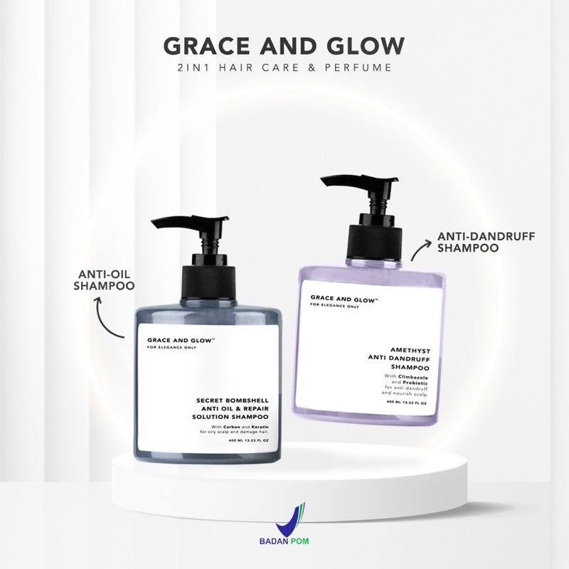 BPOM Grace and Glow Black Opium Brightening - English Pear &amp; Freesia Anti Acne Body Wash - Body Scrub - Miss Moisture - Peony Blush Soft &amp; Glow solution Body Wash