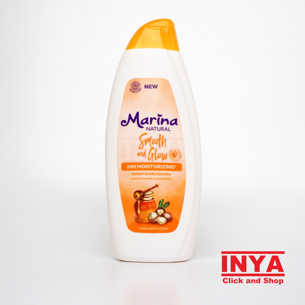 MARINA NATURAL  SMOOTH AND GLOW HONEY 335ml - Hand and Body Lotion