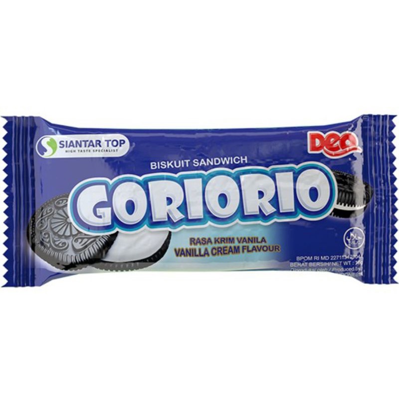

GORIORIO VANILLA CREAM FLAVOUR 14 GRAM (1 PAK ISI 20 PCS )