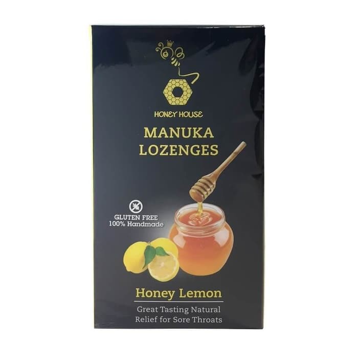 

Honey House Manuka Lozenges Honey Lemon / Permen Madu Manuka