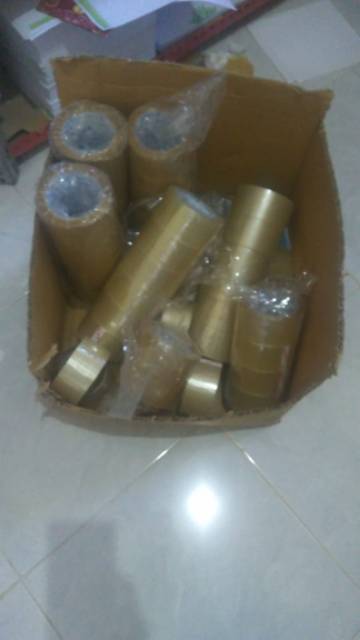 Lakban Packing Bening Coklat 2 Inch