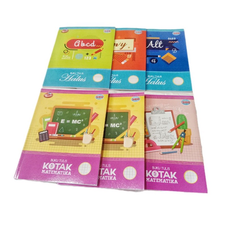 

buku halus, buku kotak2 matematika SIDU (eceran)