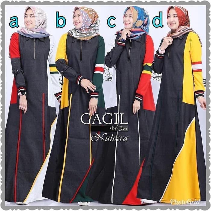 nuhara dress / pakaian wanita / fashion wanita / dress maxi murah