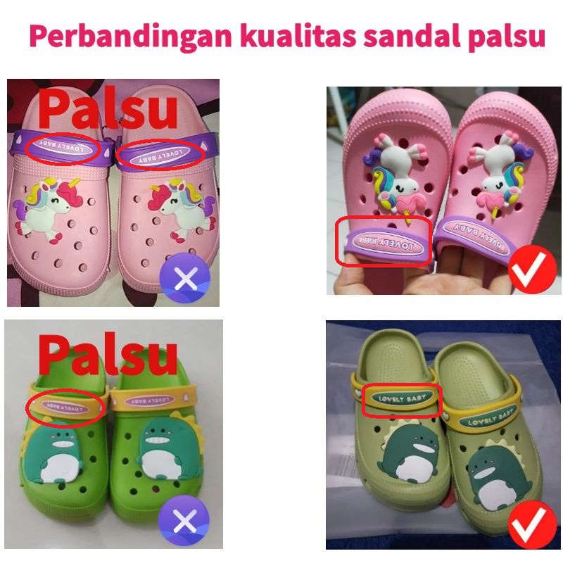 Sandal Anak Laki Laki Anak Bahan EVA Aneka Warna Motif Kartun Hewan Untuk Anak