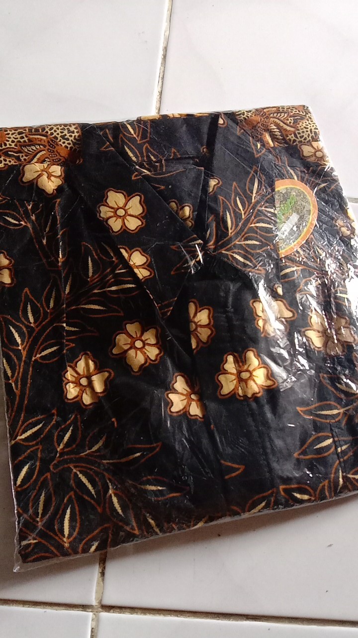 Bswart Batik Hrb026 Kenongo Hem Pendek Padi Pekalongan M L Xl Batik