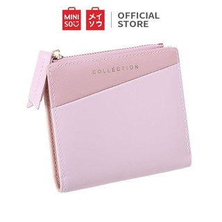 MINISO Dompet Lipat Wanita Kecil Colorblock Simple Fashion Shopee Indonesia