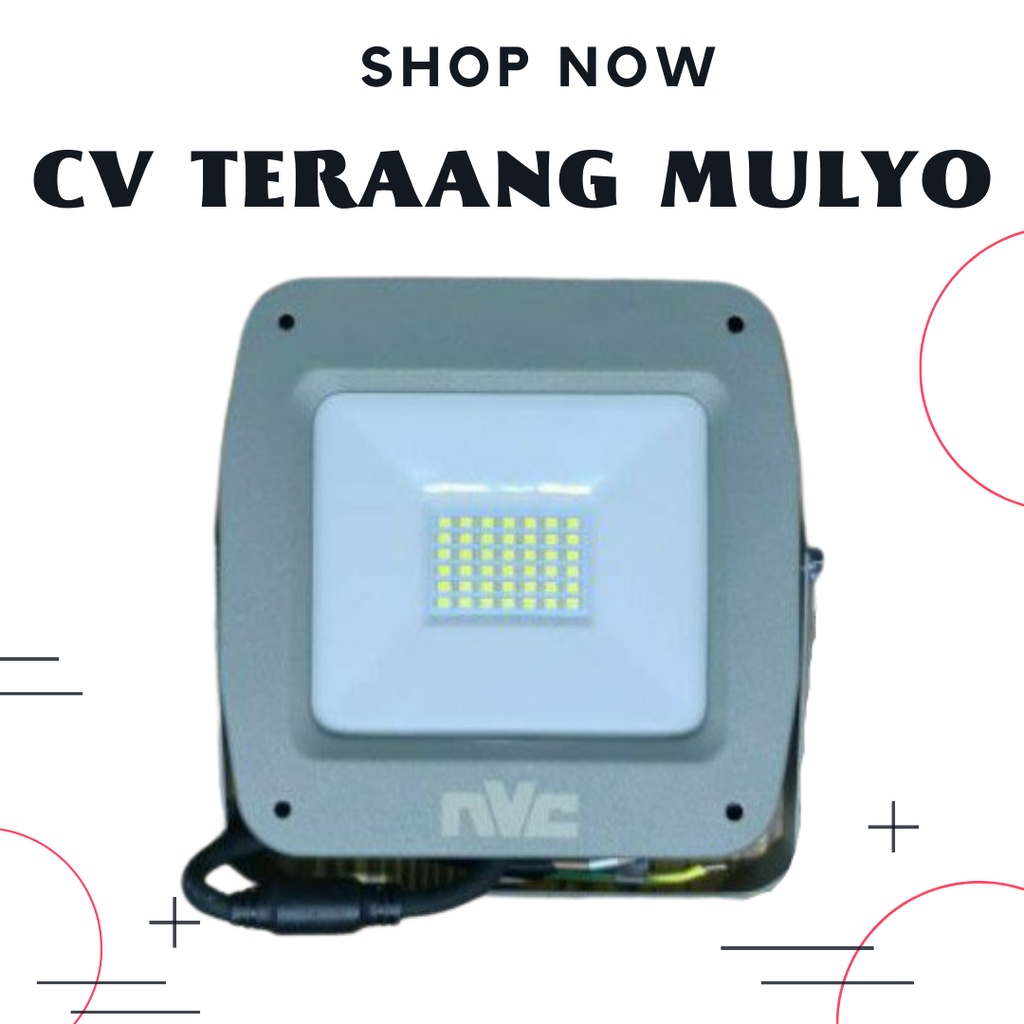 Lampu Sorot Outdoor / Lampu Tembak Led / Kap Led 30 watt Putih / CDL NVC NVC NFDLED-254 6000K