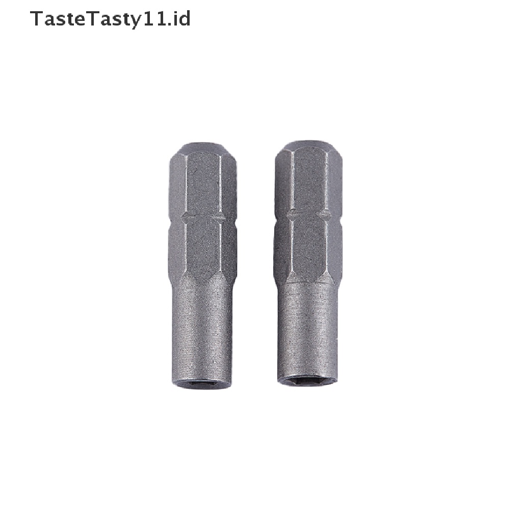 Tastetasty Adapter Mata Bor Obeng Micro Inserts 6.35mm 1 / 4 &quot;Ke 4mm Hex Holder