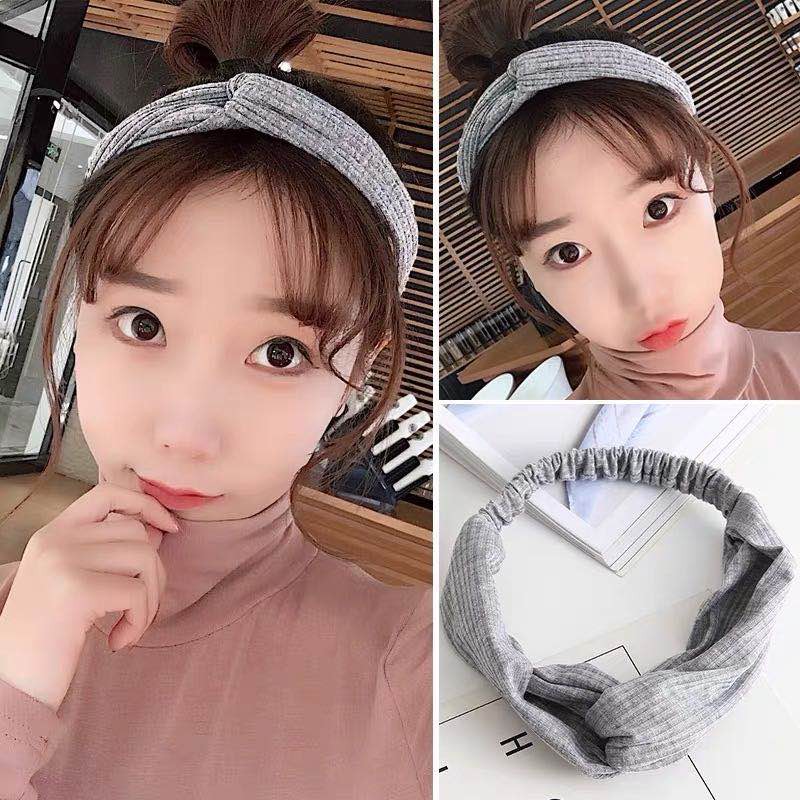 Bando Polos Salur - Bandana Simpul Wanita Ala Korea