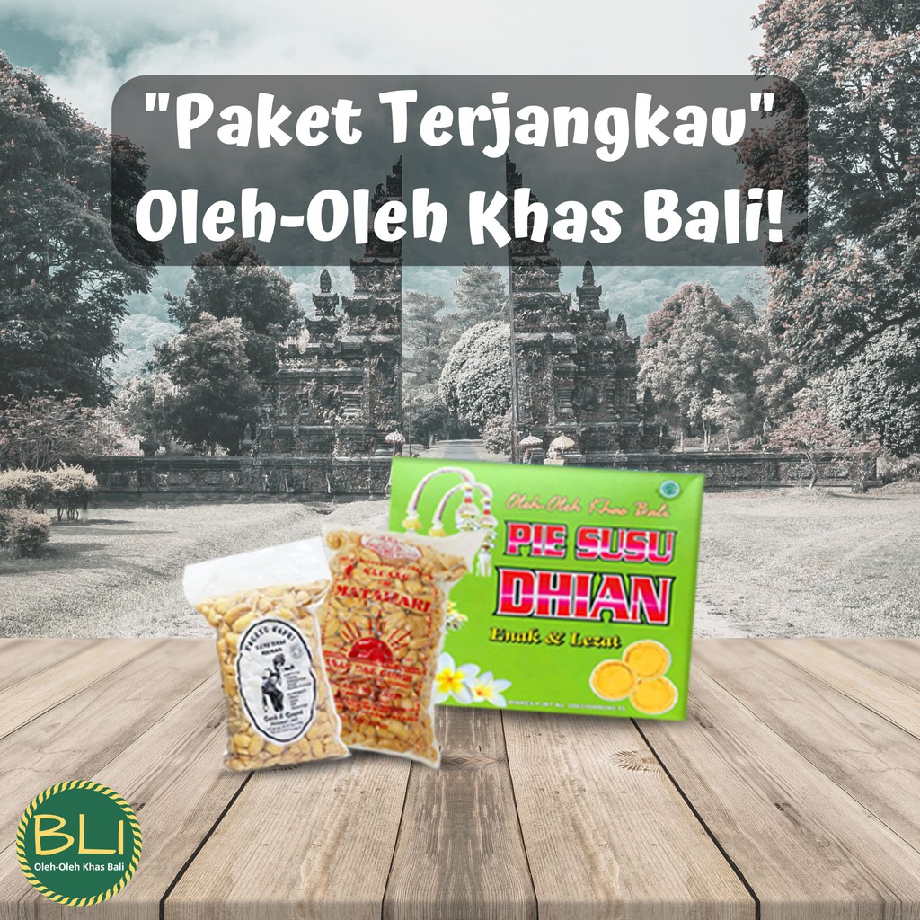 

Paket 1 Kacang Tari, Matahari, 1 Pie Susu Dhian Oleh Oleh Khas Bali