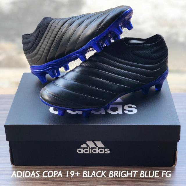Adidas Copa 19+ Black Bright Blue FG