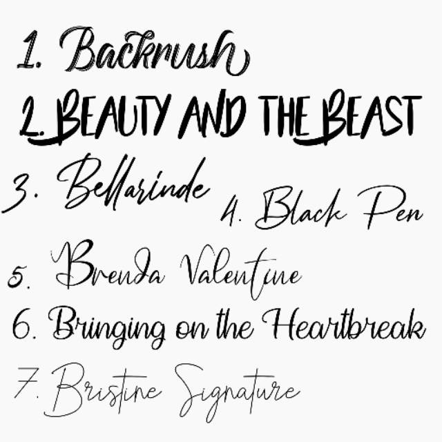 CT22 - STICKY TATTOO TEMPORARY / CUSTOM NAMA / TULISAN