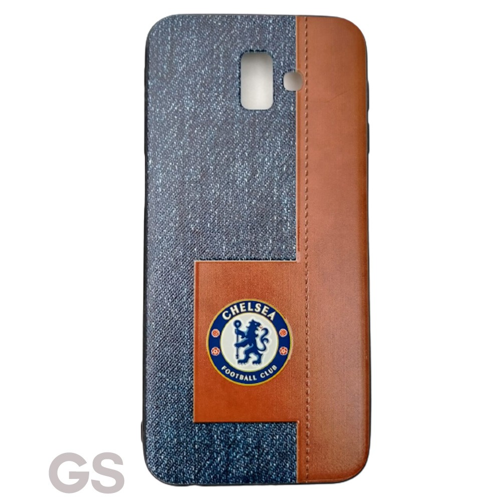 Casing SAMSUNG J6 PLUS   Motif Kayu Hardcase TPU case hp model cowok Fuze