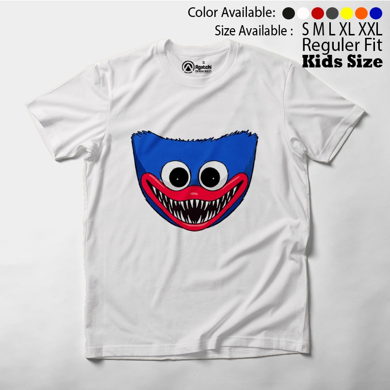 Baju Kaos Atasan Anak Huggy Wuggy Play Time