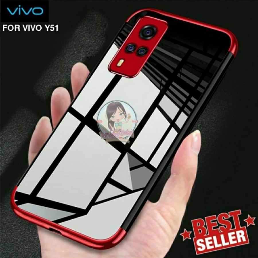 CASE VIVO Y51A - PREMIUM SHINING CHROME VIVO Y51A Y53S 4G VIVO Y51