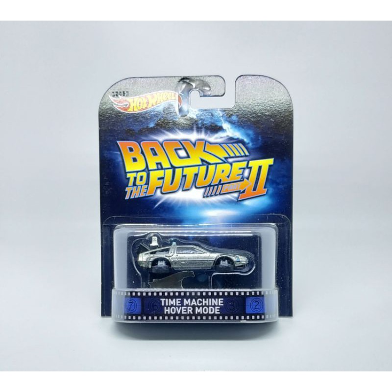 Hot Wheels Retro Ban Karet Time Machine Hover Mode Back To The Future II