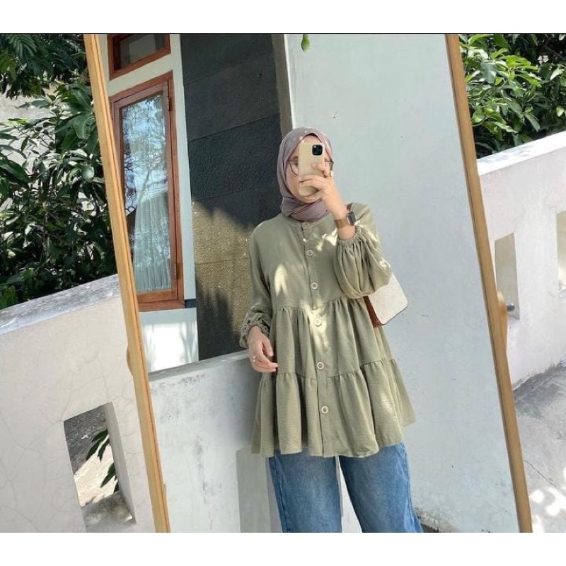 𝐏𝐆𝐌𝐓 •  DANIS BLOUSE CRINKLE AIRFLOW