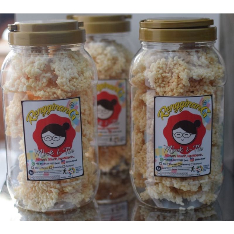 

RENGGINANG MBOK ITIN GORENG 250 GRAM KEMASAN TOPLES / RENGGINAN MATANG 250GR /RENGINAN MALANG