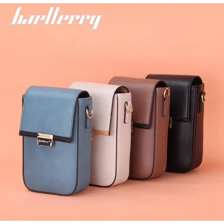 Tas Selempang Kulit Wanita Dompet Cewek Multifungsi Baellerry BLY29