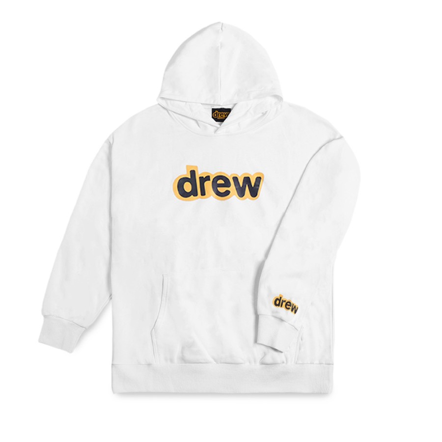 Drew House JB Justin Bieber Secret White Hoodie - ORI
