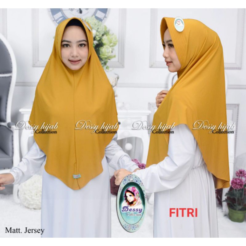 JILBAB DESSY Fitri Oval Polos