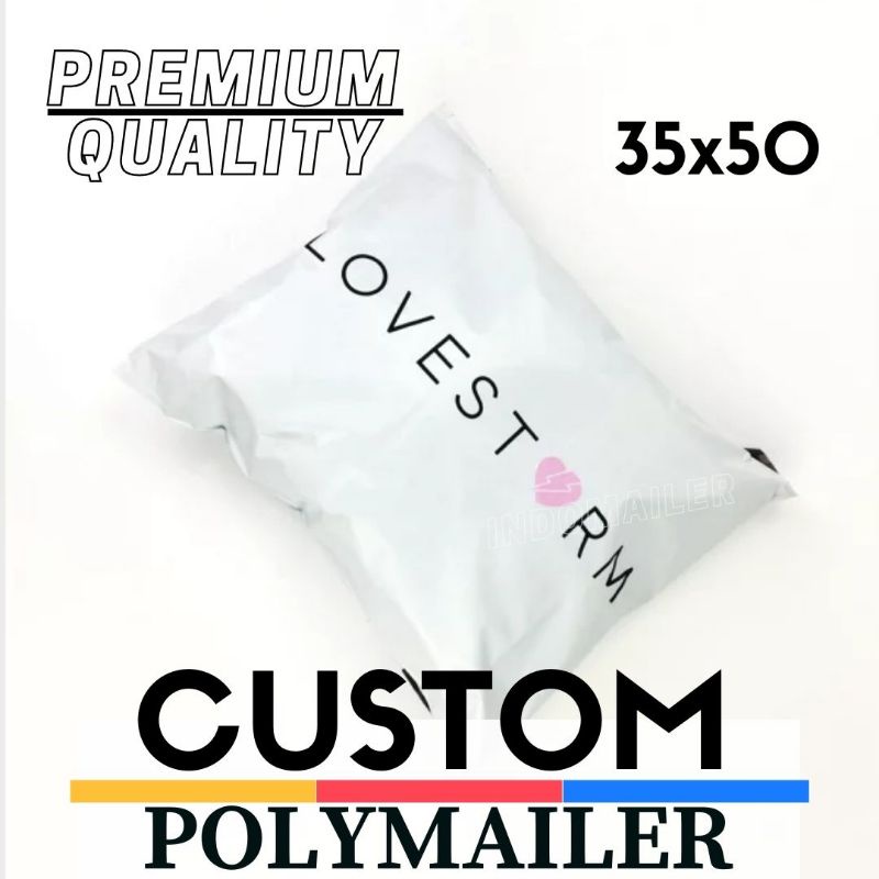 

(35x50) CM POLYMAILER PACKING ONLINE + CUSTOM SABLON (Harga per pcs)