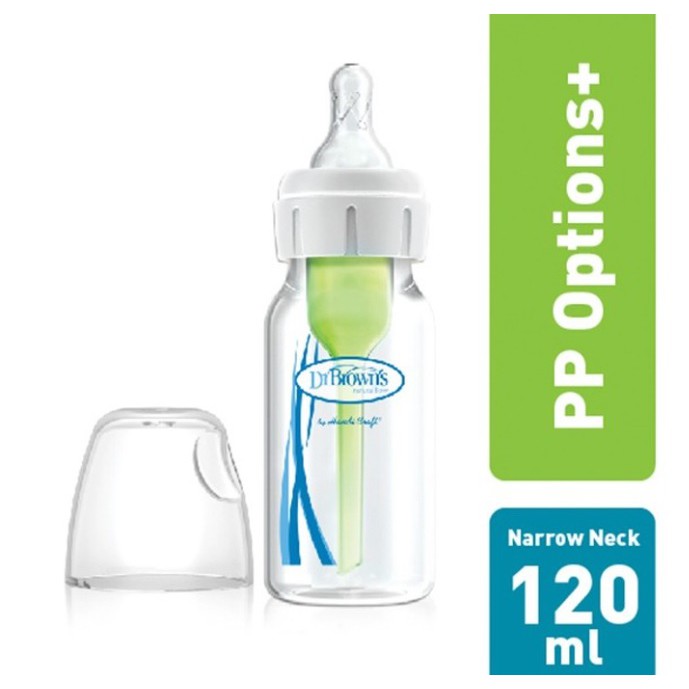 Dr. Brown's Option+ Anti Colic Narrow Bottle 120ml - SB41005 / Botol Minum Bayi