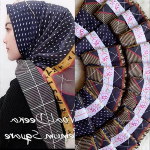 Hijab segi empat DENAI kw