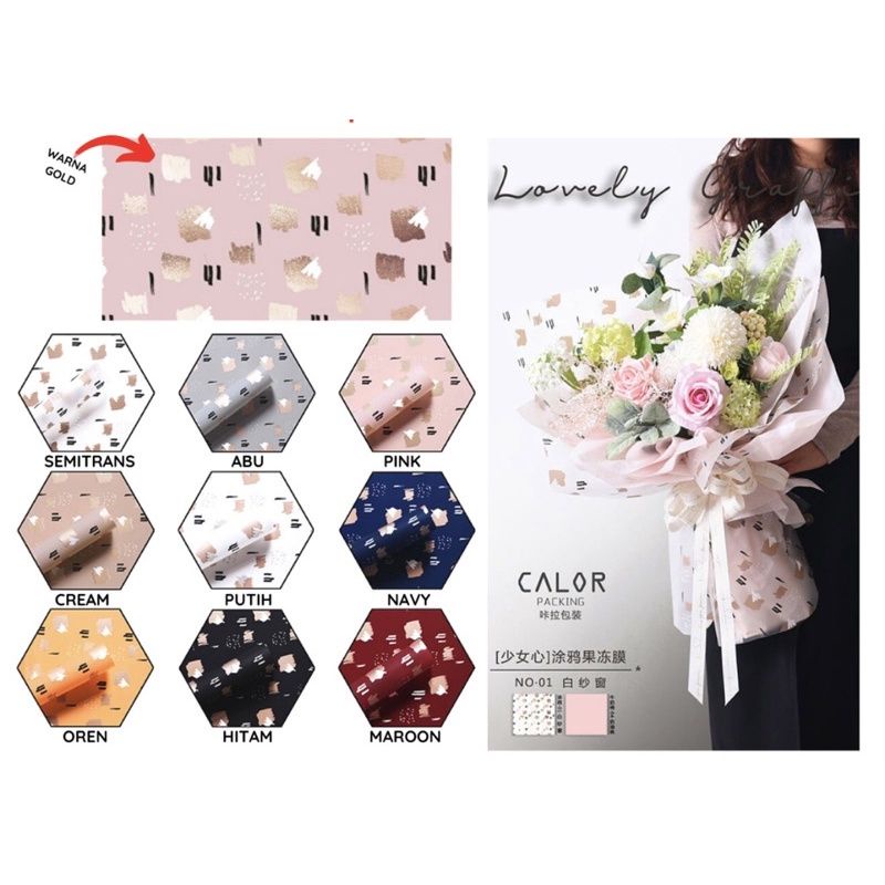 

cellophane || kertas buket bunga min 5lembar