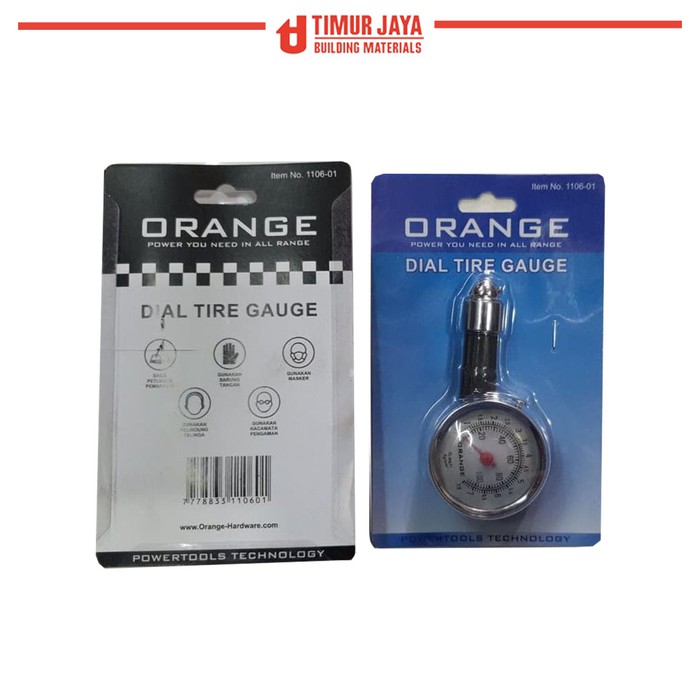 BESI ORANGE Tire Pressure Gauge Alat Tester UkurTekanan Angin Ban