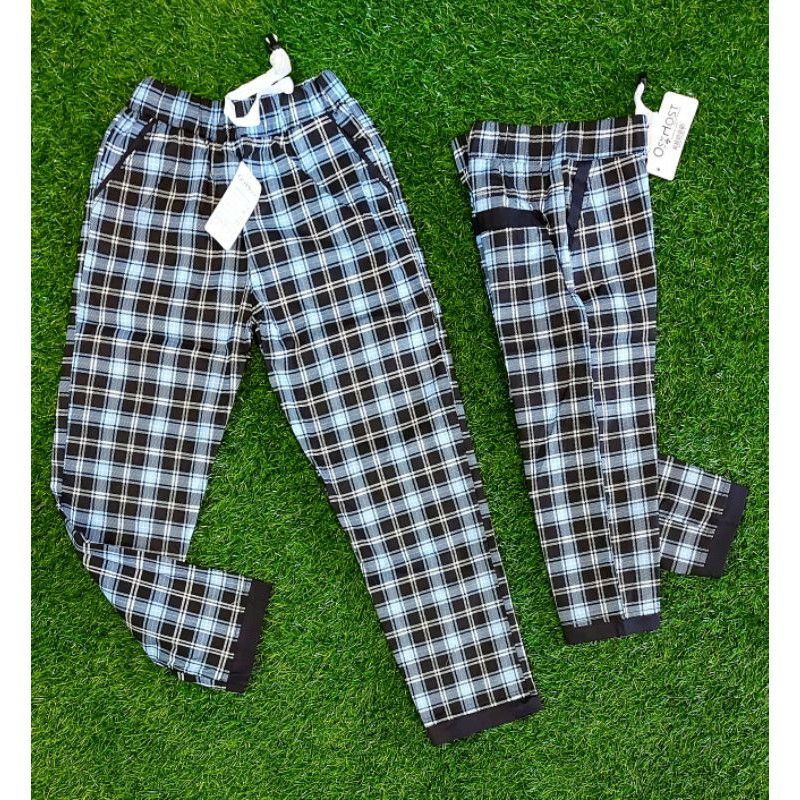 harem kotak anak premium / begie kotak anak/celana panjang kotak anak/celana anak perempuan