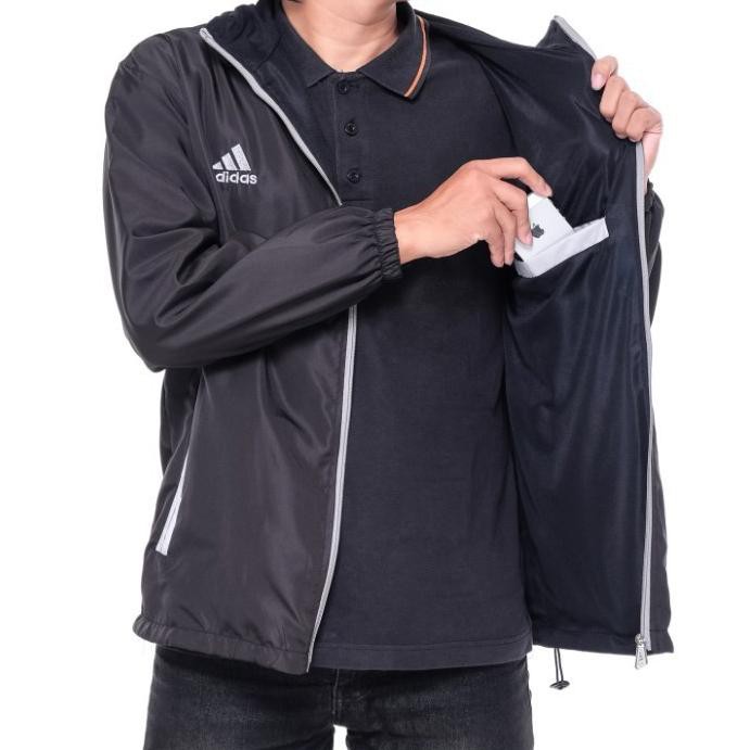 ((READY)) Jaket Parasut Olahraga [Adidas F50] Sepeda Jogging Lari Pria Wanita ..