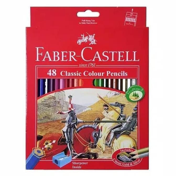 

(COD) pensil warna faber castell isi 48 pcs