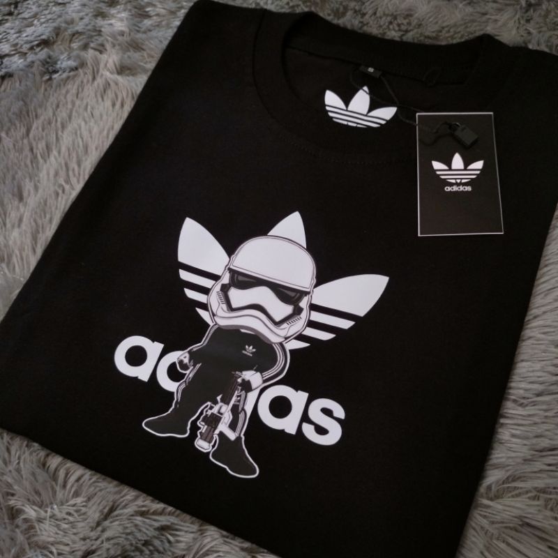 KAOS HITAM ADIDAS ANAK LAKI LAKI STAR WARS KAOS ANAK BRANDED MURAH BAJU ANAK COWOK CEWEK ATASAN PAKAIAN ANAK