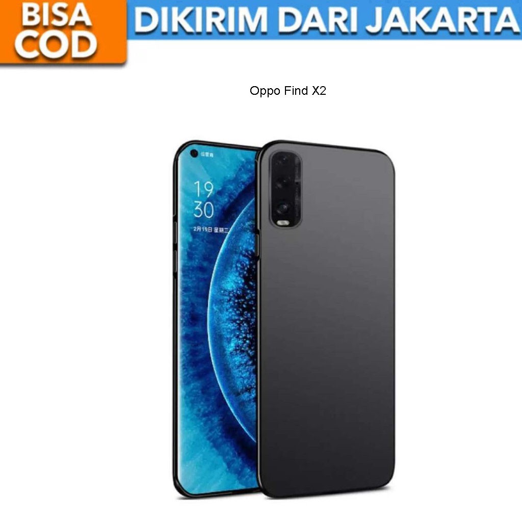 SoftCase Black Matte for Oppo Find X2