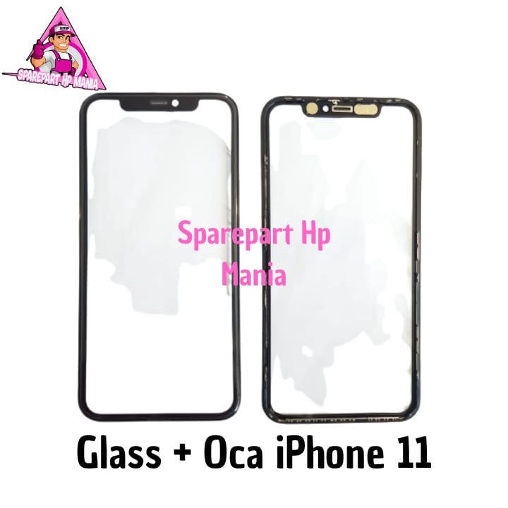 GLASS SUDAH OCA iphone 11 KACA TOUCHSCREEN LCD ORIGINAL
