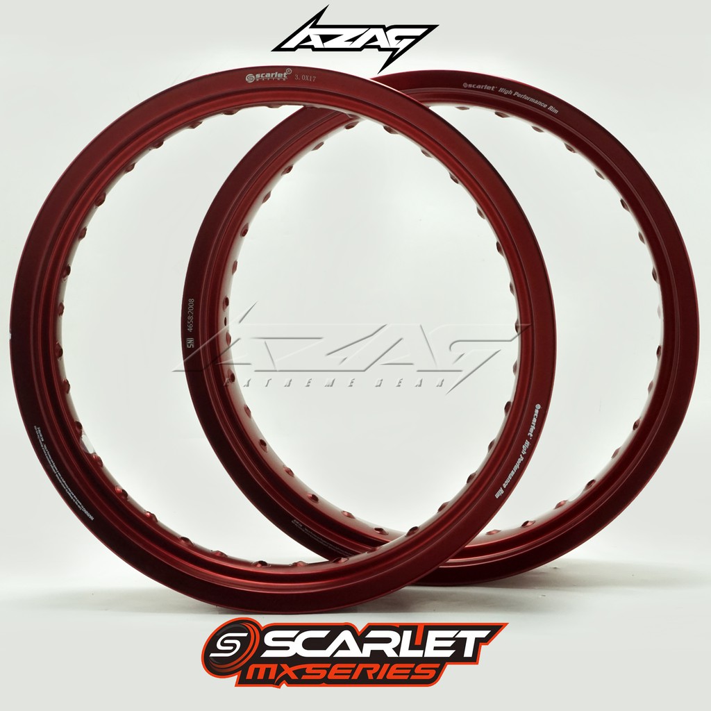 Velg Supermoto Alloy KLX CRF WR Scarlet MX