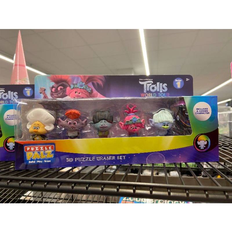 

READY STOCK!! PUZZLE PALZ. 3D puzzle eraser set isi 6. Avengers/Trolls