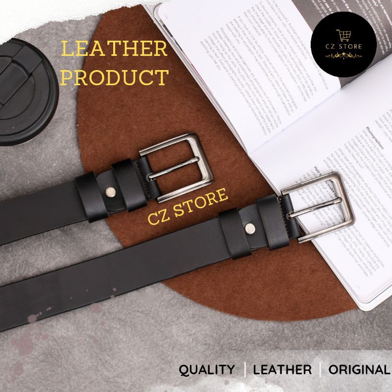 Gesper kulit pria asli Gesper pria kulit garut Ikat pinggang kulit asli Ikat pinggang kulit original