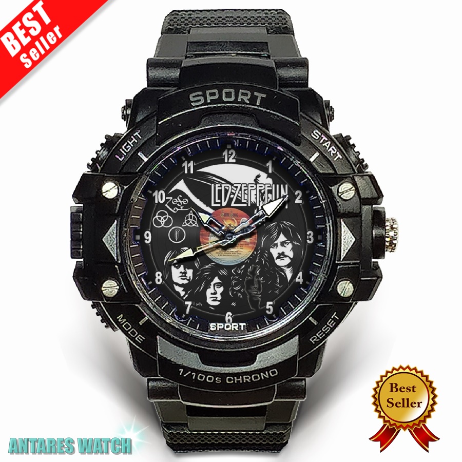 (Exclusive) Jam Tangan LED ZEPPELIN BAND - 1 (Awesome)