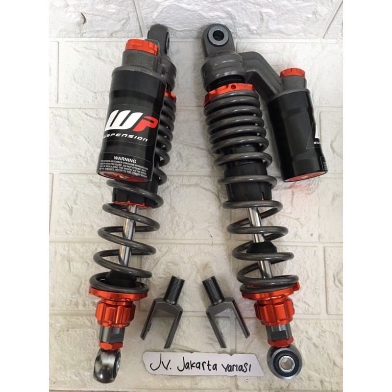 Shockbreaker Tabung Atas Model Wp Grey Series Shock Nmax Pcx Rx king Aerox Supra X Vega F1zr dll-Gray