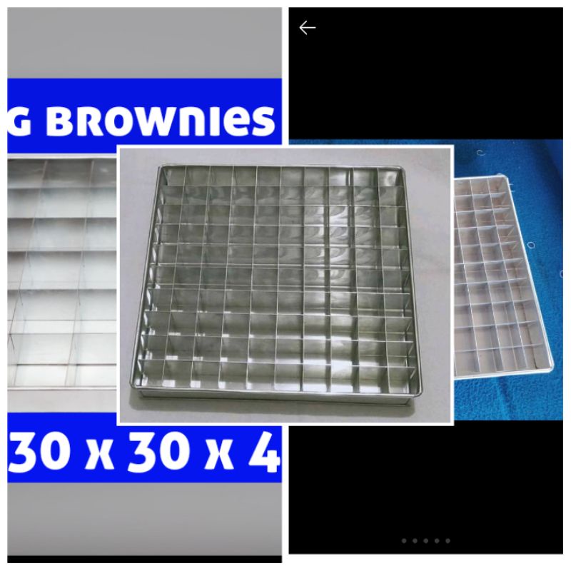 loyang brownies sekat 30x30/loyang sekat/loyang sekat harga murah